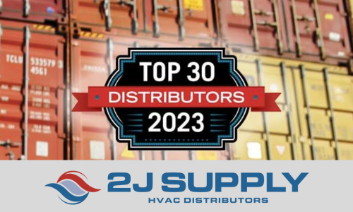 2J Supply HVAC Distributors Makes it to the Top 30 HVAC Distributors List
